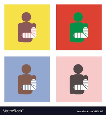 Flat icon design collection silhouette with vector image