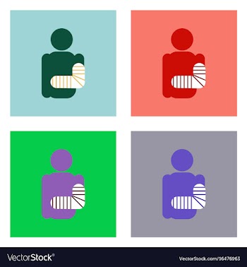 Flat icon design collection silhouette with vector image