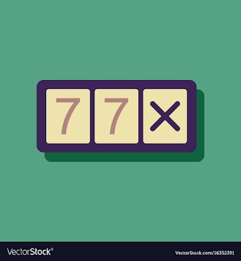 Flat icon design collection slot machine two vector image