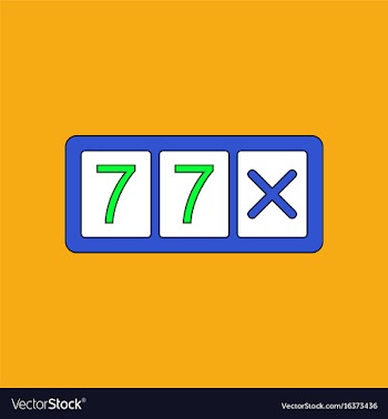 Flat icon design collection slot machine two vector image