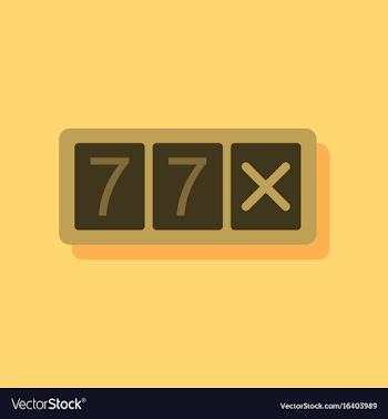Flat icon design collection slot machine two vector image