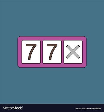 Flat icon design collection slot machine two vector image