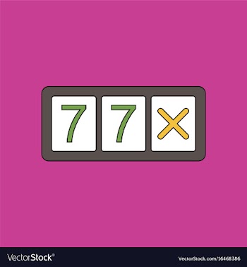 Flat icon design collection slot machine two vector image
