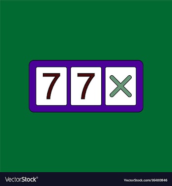 Flat icon design collection slot machine two vector image