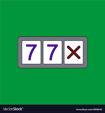 Flat icon design collection slot machine two vector image