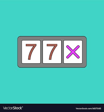 Flat icon design collection slot machine two vector image