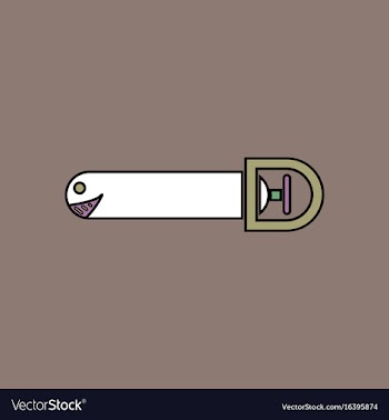 Flat icon design collection smiling torpedo vector image
