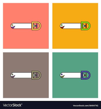 Flat icon design collection smiling torpedo vector image