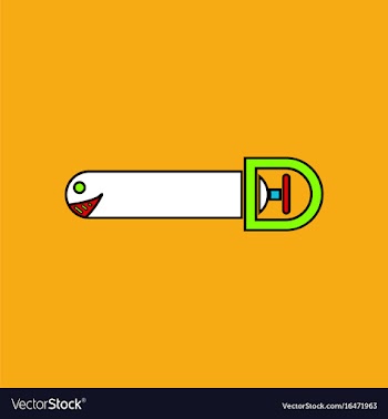 Flat icon design collection smiling torpedo vector image