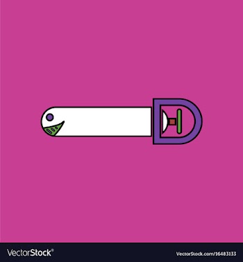 Flat icon design collection smiling torpedo vector image