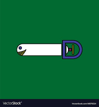 Flat icon design collection smiling torpedo vector image