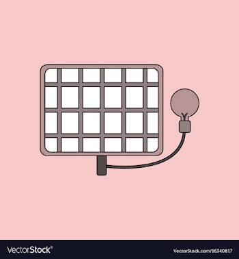 Flat icon design collection solar battery with vector image