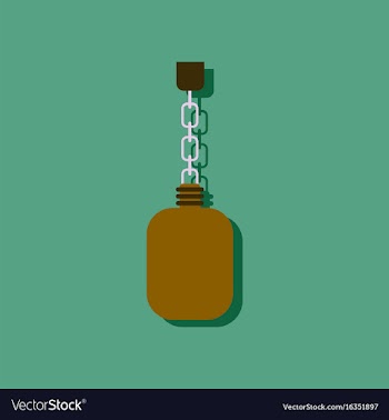 Flat icon design collection soldier water bottle vector image
