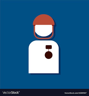 Flat icon design collection soldier with medal vector image