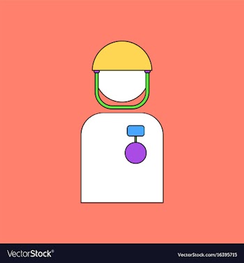 Flat icon design collection soldier with medal vector image