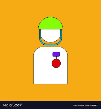 Flat icon design collection soldier with medal vector image