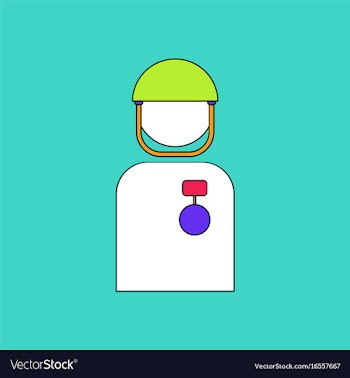 Flat icon design collection soldier with medal vector image
