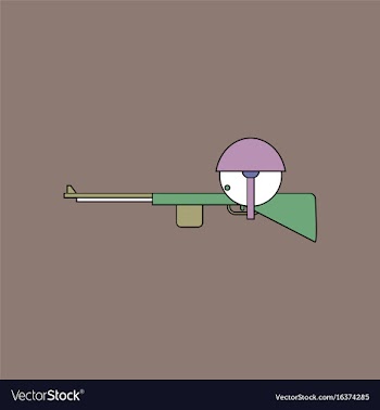 Flat icon design collection soldier with rifle vector image