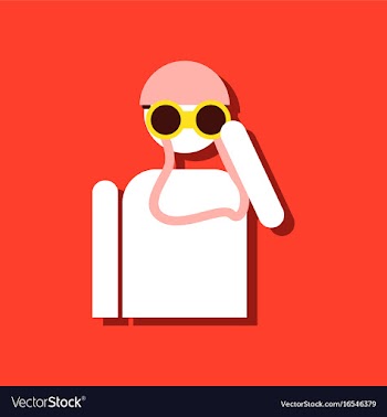 Flat icon design collection soldier with vector image