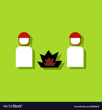 Flat icon design collection soldiers and vector image