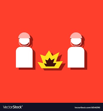 Flat icon design collection soldiers and vector image