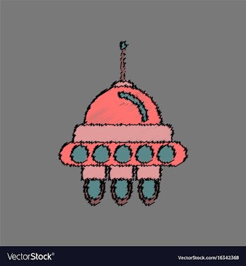 Flat icon design collection space capsule in vector image
