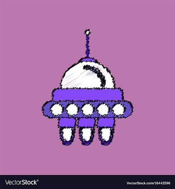Flat icon design collection space capsule in vector image