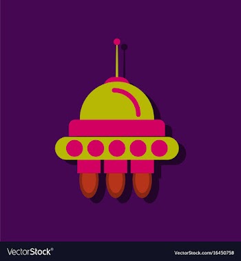 Flat icon design collection space capsule in vector image