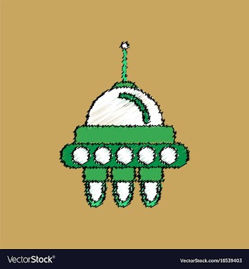 Flat icon design collection space capsule in vector image