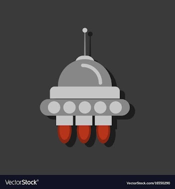 Flat icon design collection space capsule in vector image