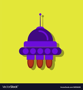 Flat icon design collection space capsule in vector image