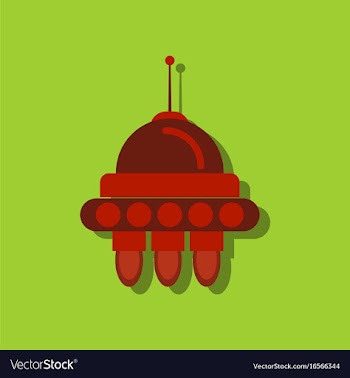 Flat icon design collection space capsule in vector image