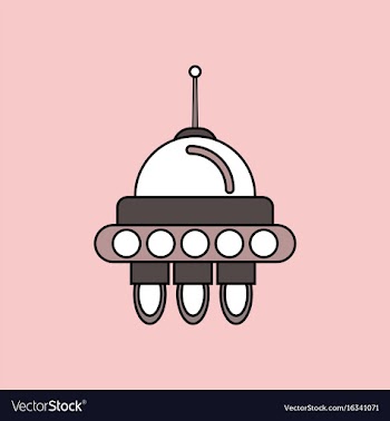 Flat icon design collection space capsule vector image