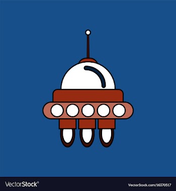 Flat icon design collection space capsule vector image