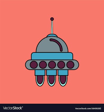 Flat icon design collection space capsule vector image