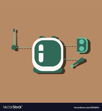 Flat icon design collection space equipment in vector image