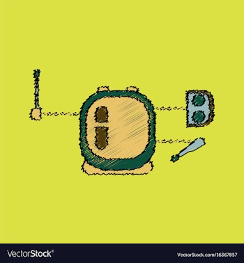 Flat icon design collection space equipment in vector image