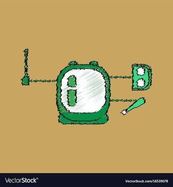 Flat icon design collection space equipment in vector image