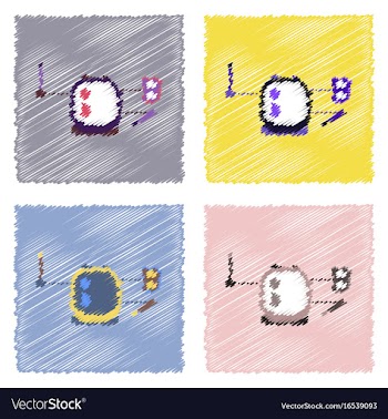 Flat icon design collection space equipment in vector image
