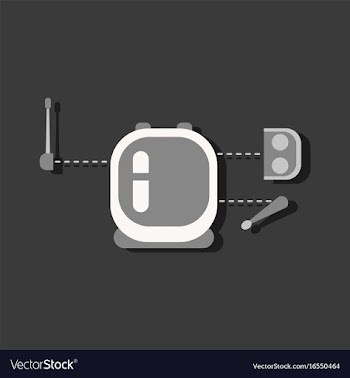 Flat icon design collection space equipment in vector image