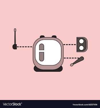 Flat icon design collection space equipment vector image