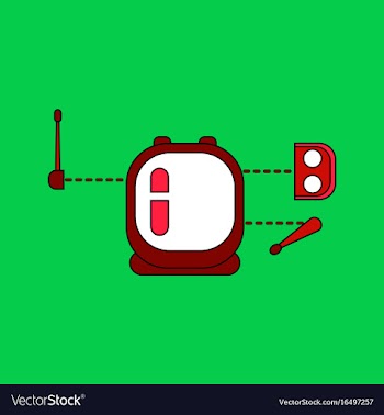 Flat icon design collection space equipment vector image