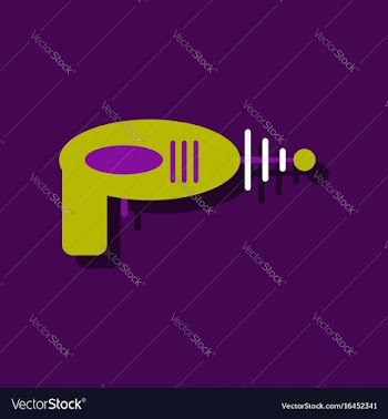 Flat icon design collection space gun in sticker vector image