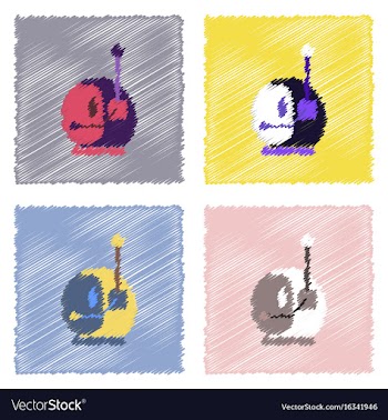 Flat icon design collection space helmet with vector image