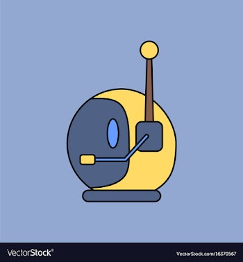 Flat icon design collection space helmet with vector image