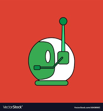 Flat icon design collection space helmet with vector image
