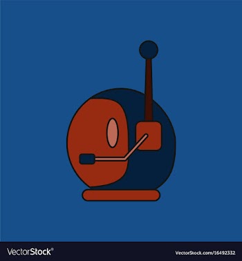 Flat icon design collection space helmet with vector image