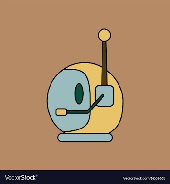 Flat icon design collection space helmet with vector image
