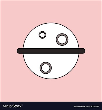 Flat icon design collection space planet vector image