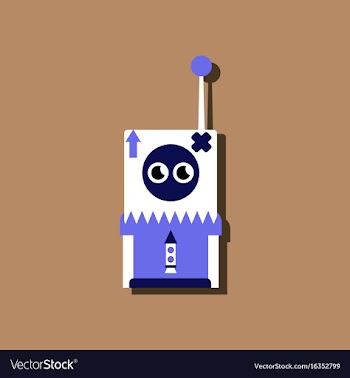 Flat icon design collection space remote control vector image